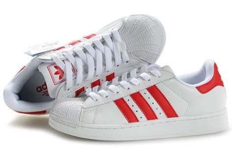 adidas superstar antrazit rote streifen damen